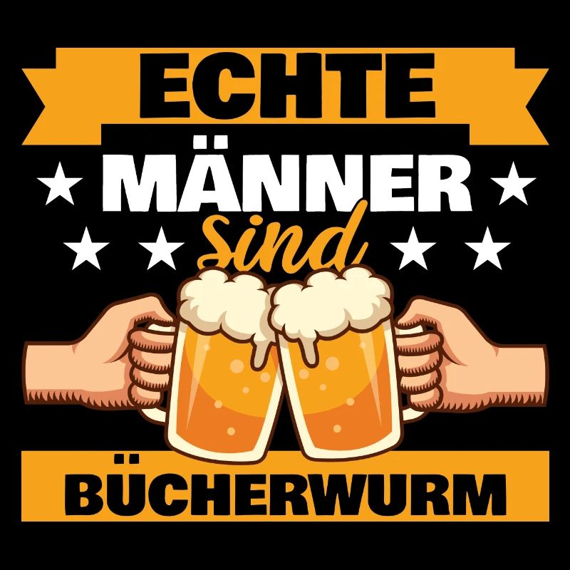 Echte Männer sind Bücherwurm