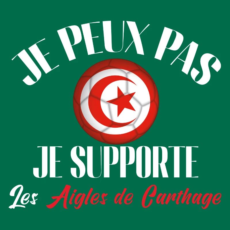 je supporte les aigles de Carthage, tunisie