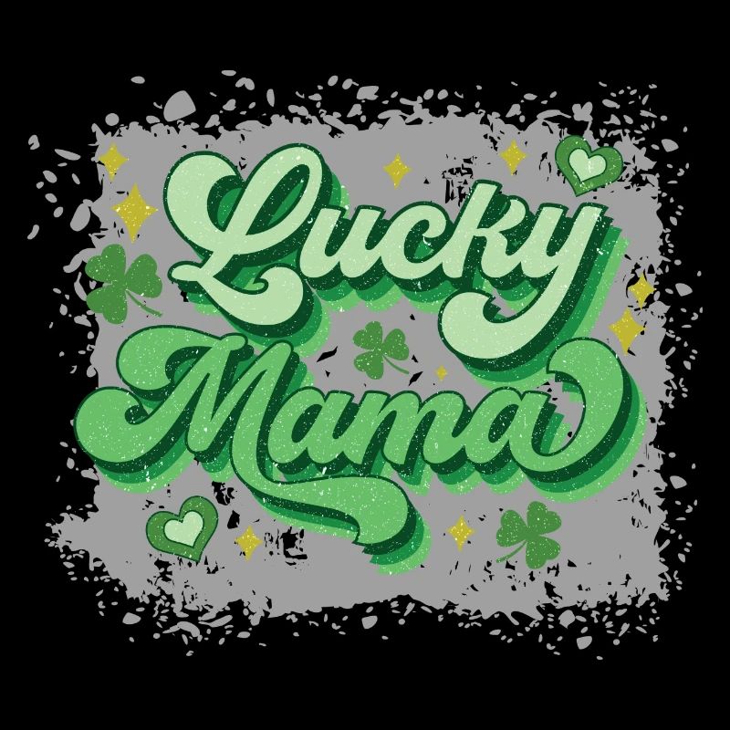 St. Patricks Day Glückliche Mama