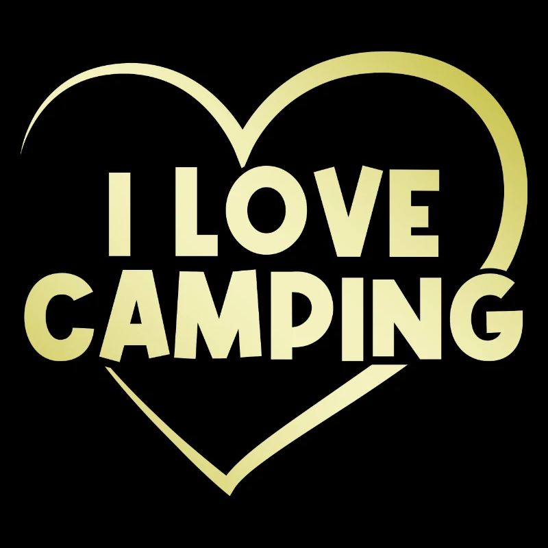 J’adore le cœur de camping