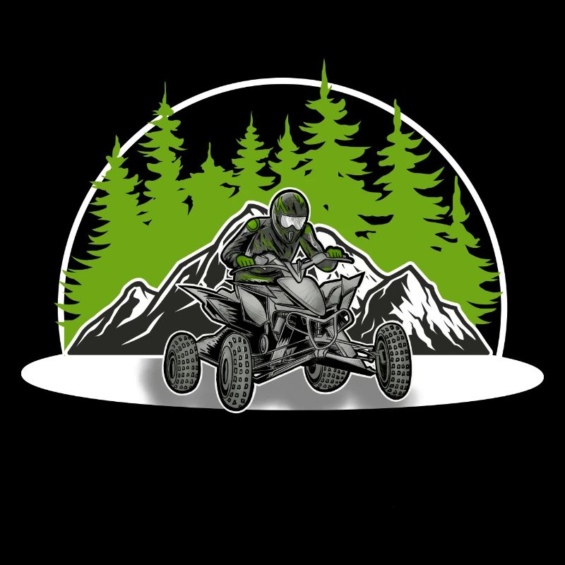 Quad ATV Offroad Quad Driver