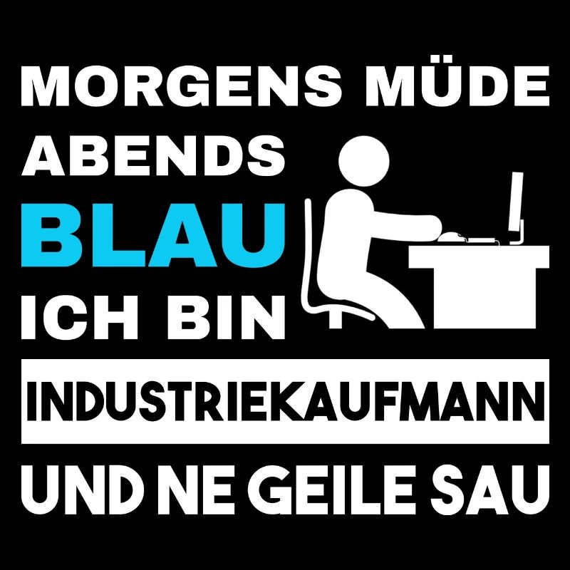 Morgens Müde Abends Blau Industriekaufmann
