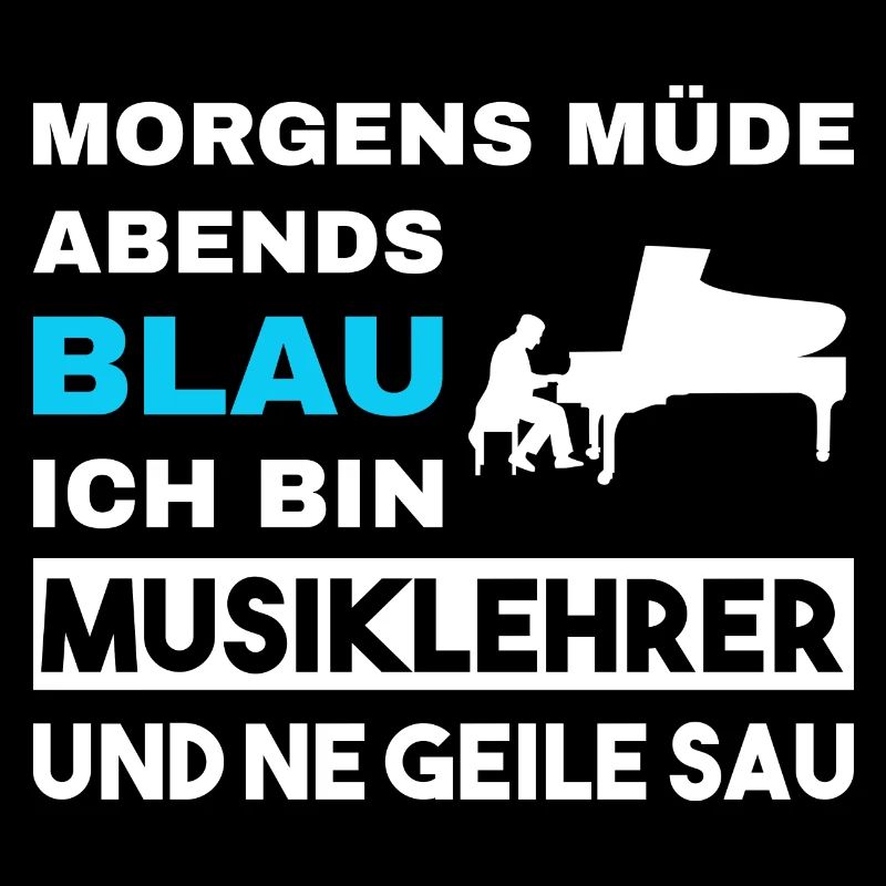 Morgens Müde Abends Blau Musiklehrer