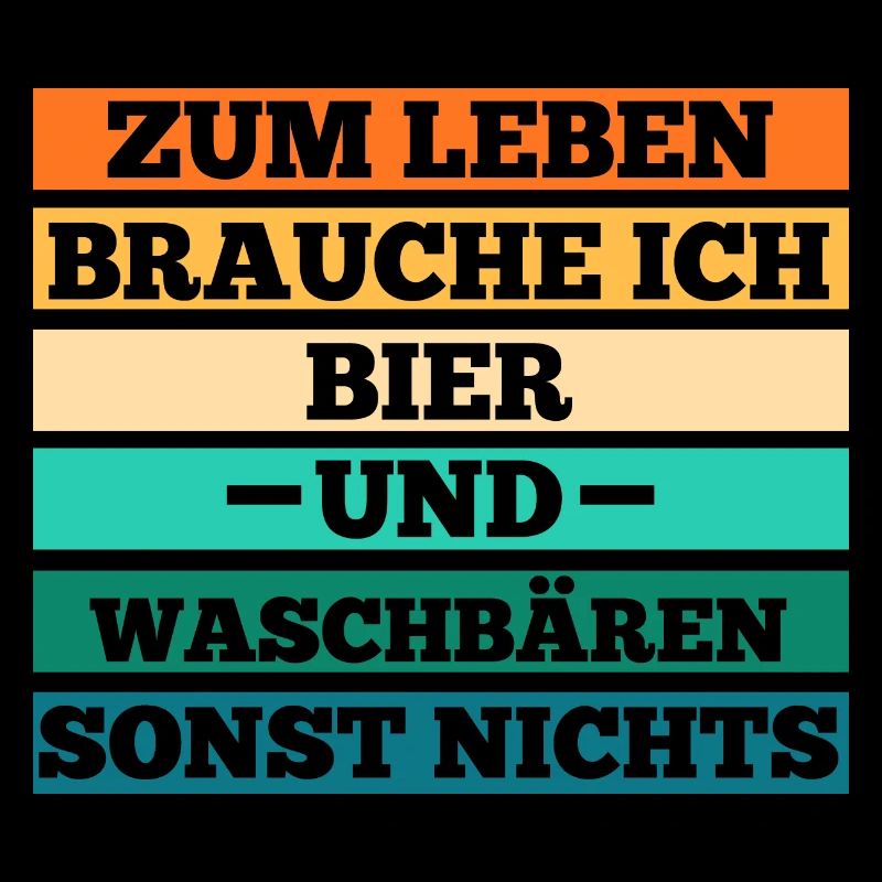 Bier Waschbär