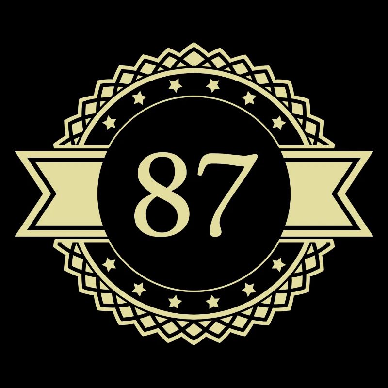 87 Emblème numérique