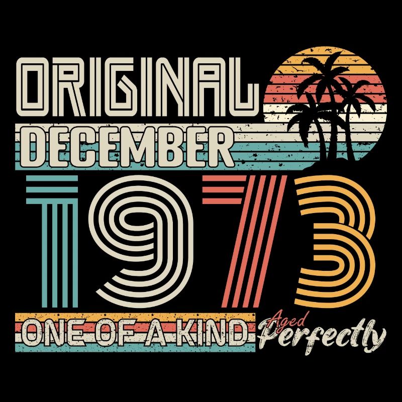 December 1973 Birthday December 1973 Gift