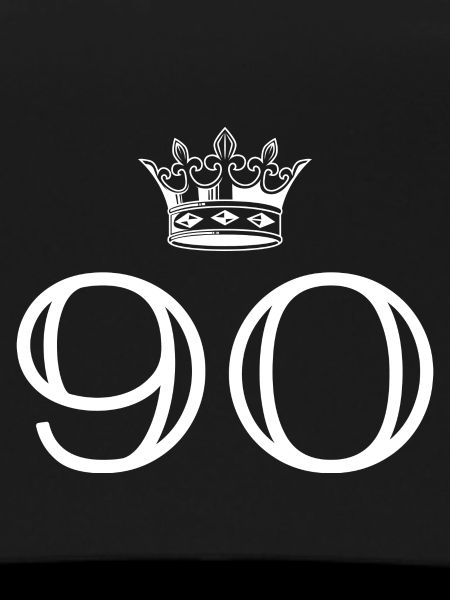 90 Number crown