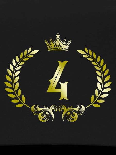 4 Number Wreath
