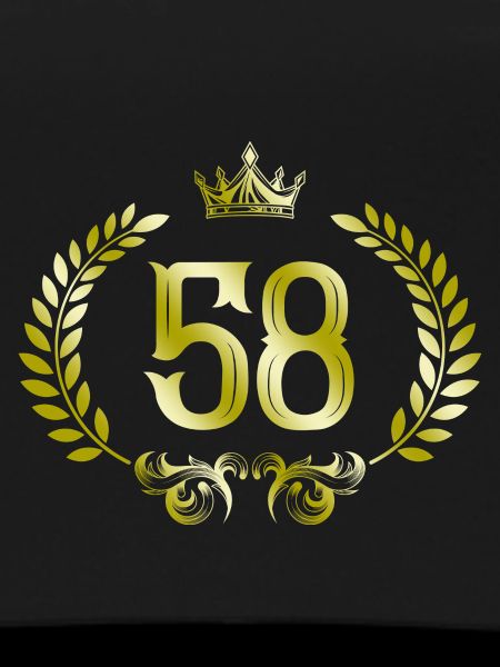 58 Number Wreath