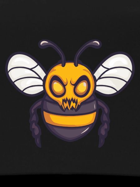 Bee Halloween Comic Zombie