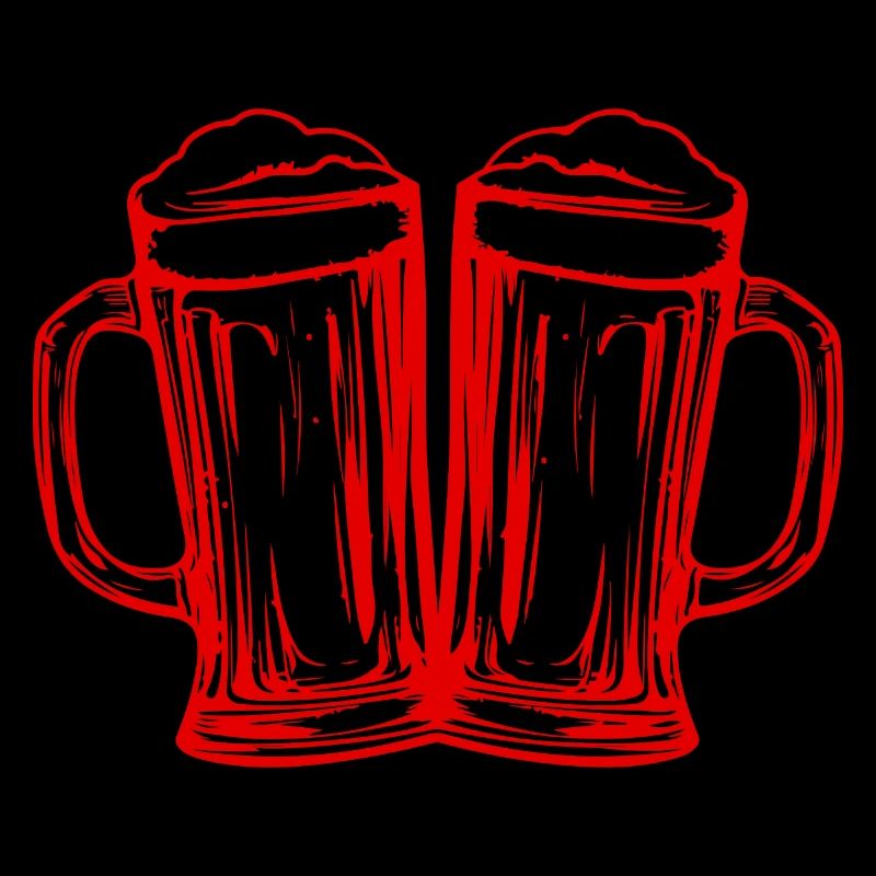 Bierkrug Prost Bier Drinking