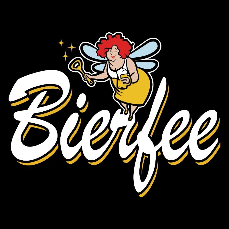 Bierfee - Biertrinker - Bier-Cartoon Männertag