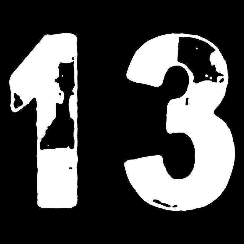 13 Maillot numéro