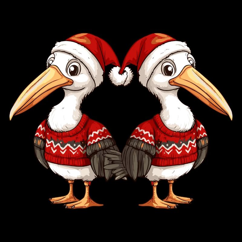 Équipe de Noël de Pelican Bird