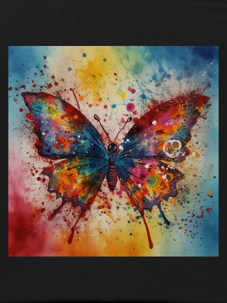 Modern Colourful Butterfly Art