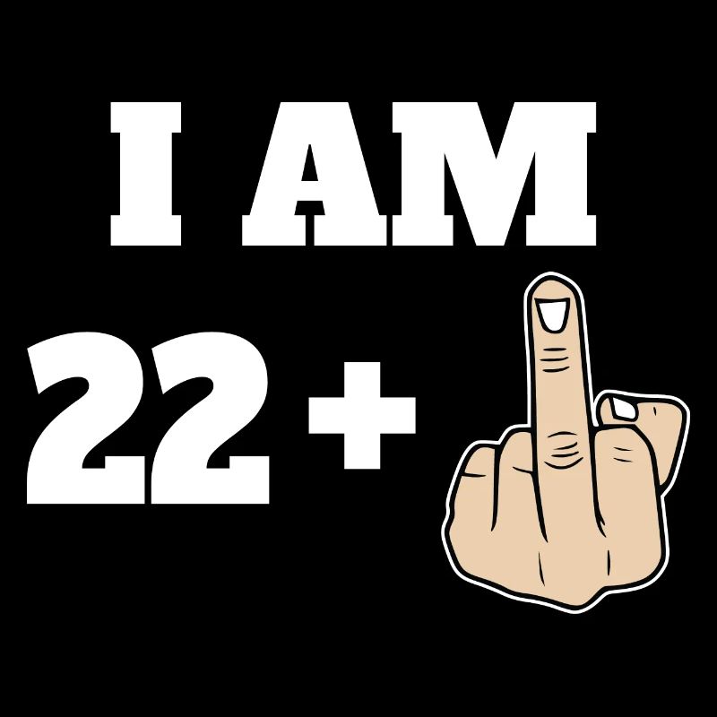 I Am 22 + 1 Sarcastic Funny 23rd Birthday Turning