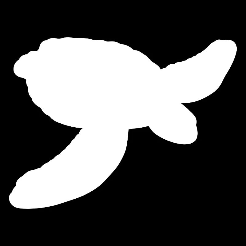 Water turtle outline