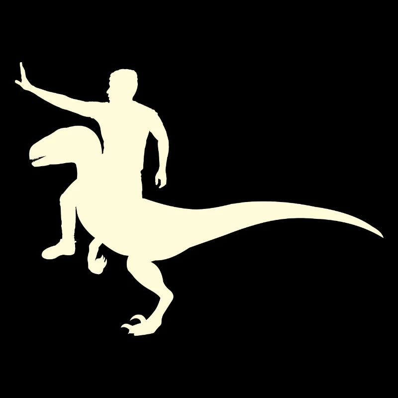 Velociraptor Reiten Dinosaurier Reiter