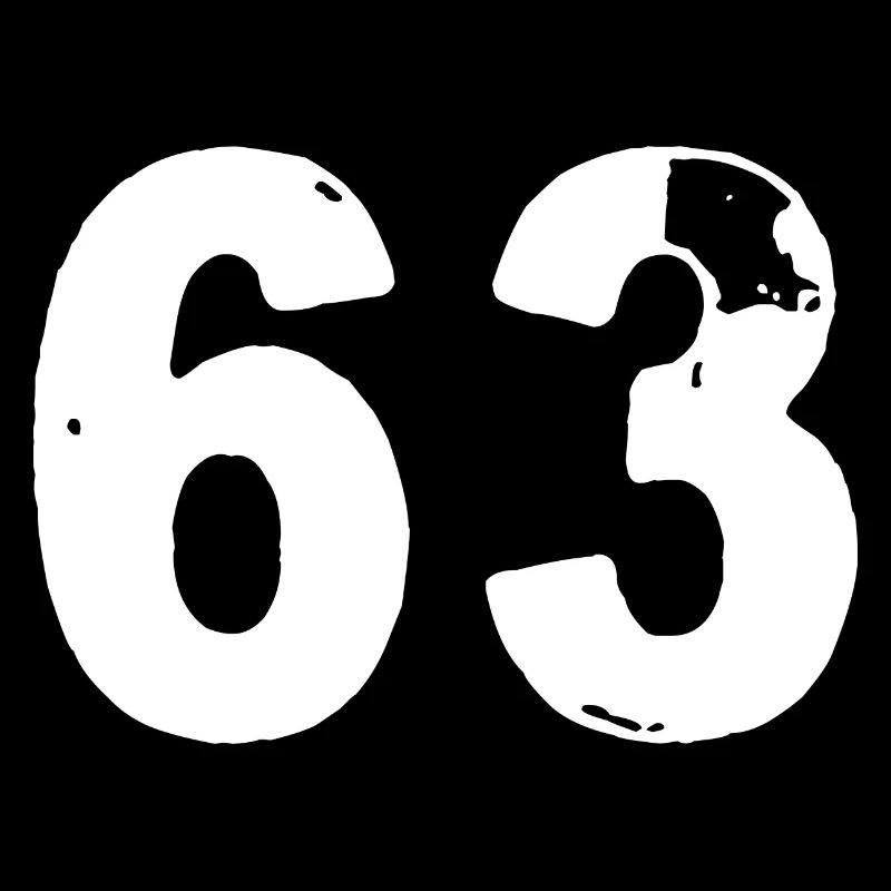 63 Number jersey