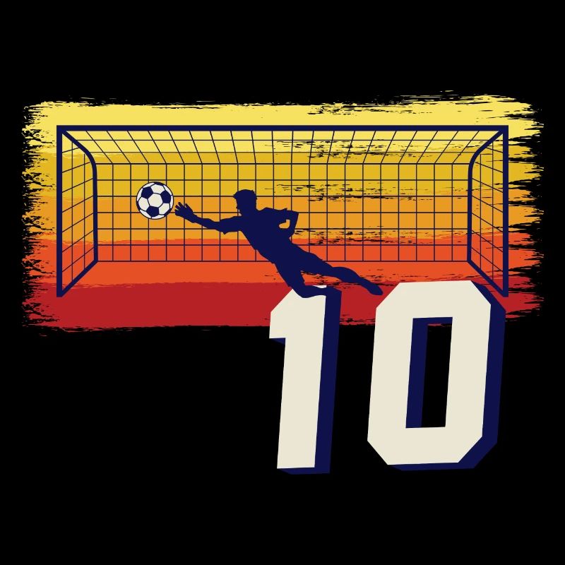 Fußball Torwart 10. Geburtstag Keeper