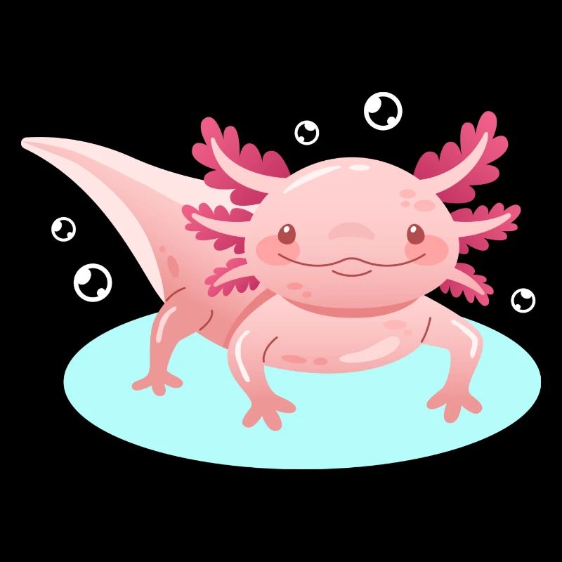 Happy Axolotl Design for Axolotl Lovers