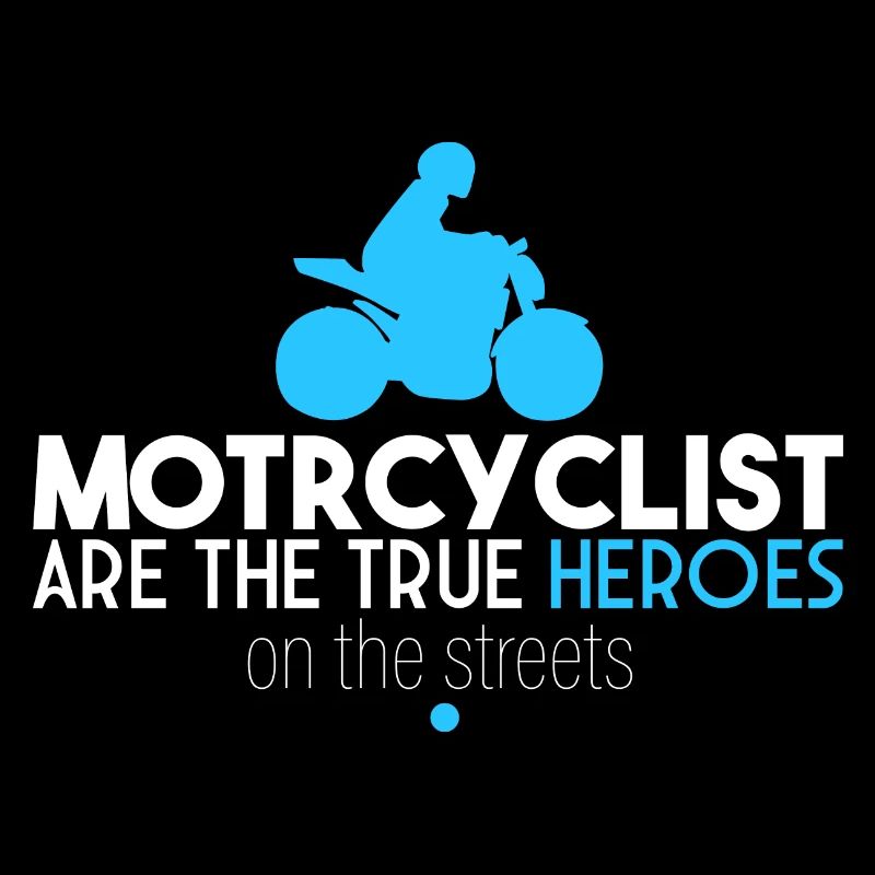 Motorradfahrer sind Helden