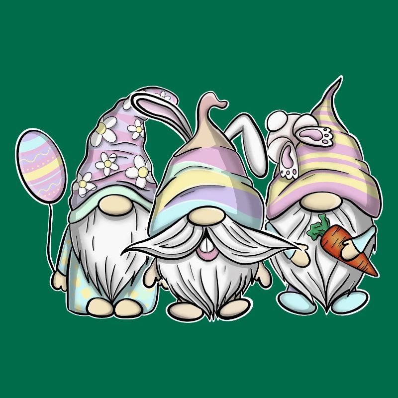 Easter Gnome Gnomes Elves Easter Bunny