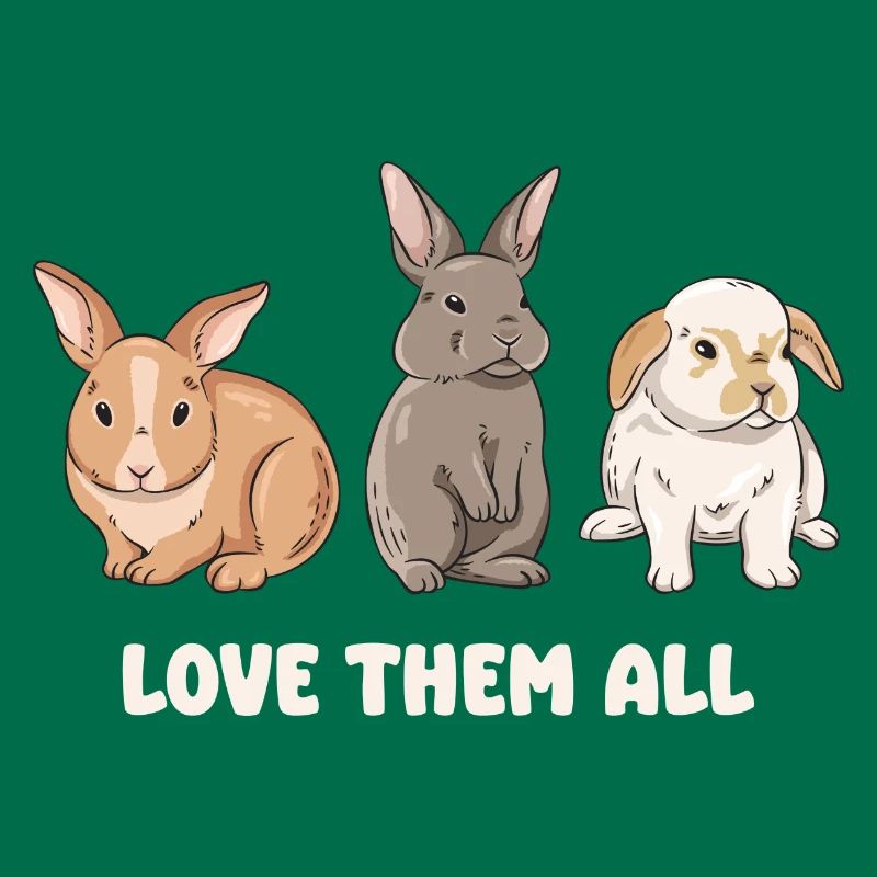 Cute rabbit design for bunny owners