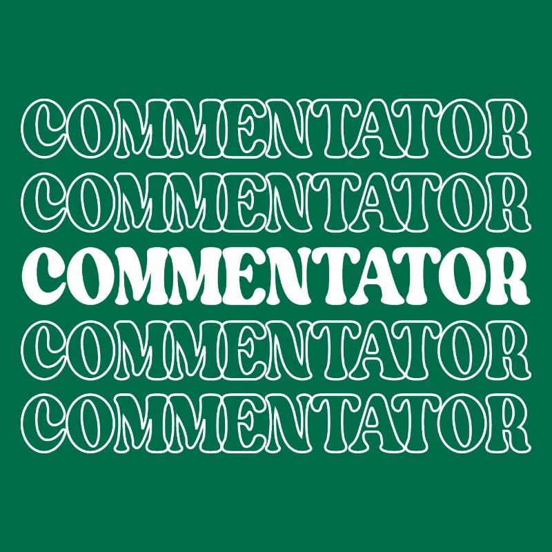 Commentateur Animateur Annonceur Diffuseur