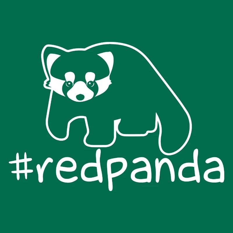 Funny Red Panda Hashtag