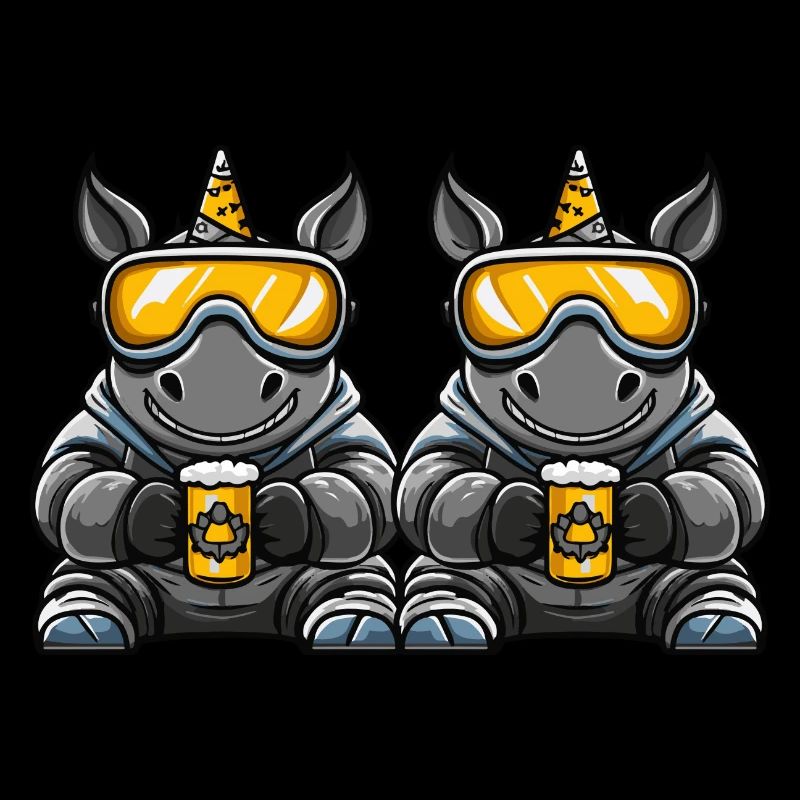 Nashorn Ski Team Bier