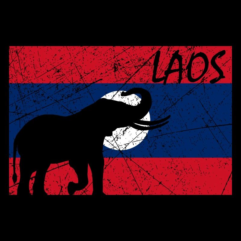 Laos Lao Laotians Pride Flag County I Gift