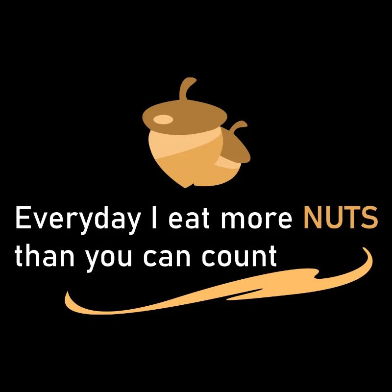 Je mange beaucoup de noix!
