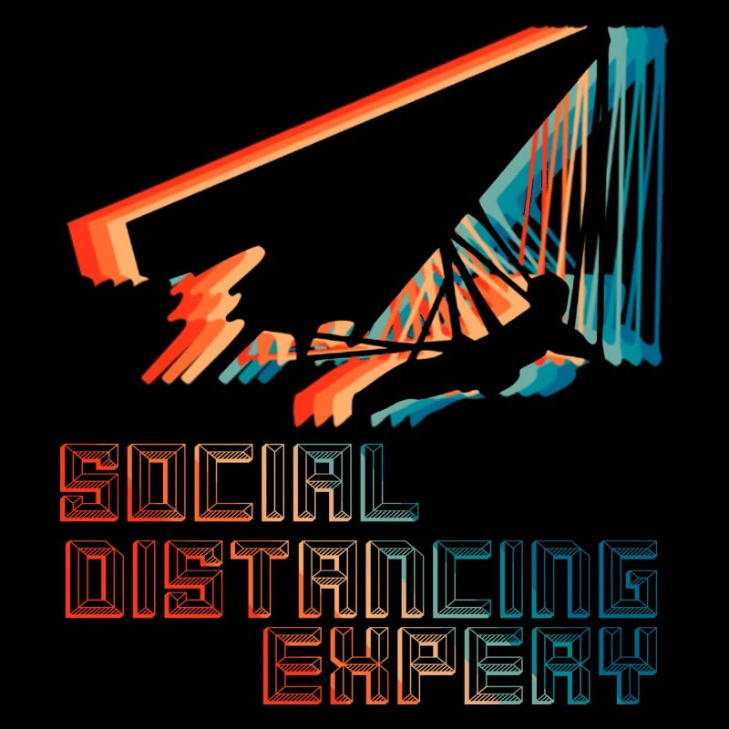 Social distancing Expert Hang Gliding
