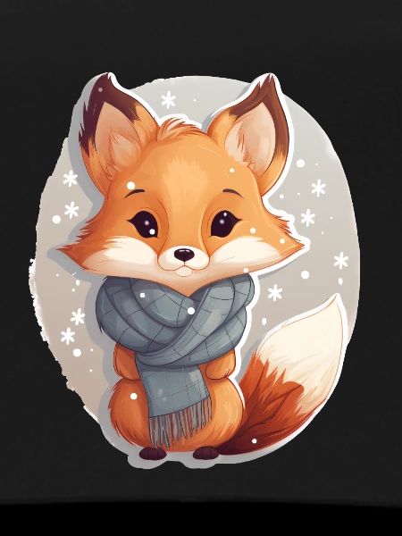 Fox in winter