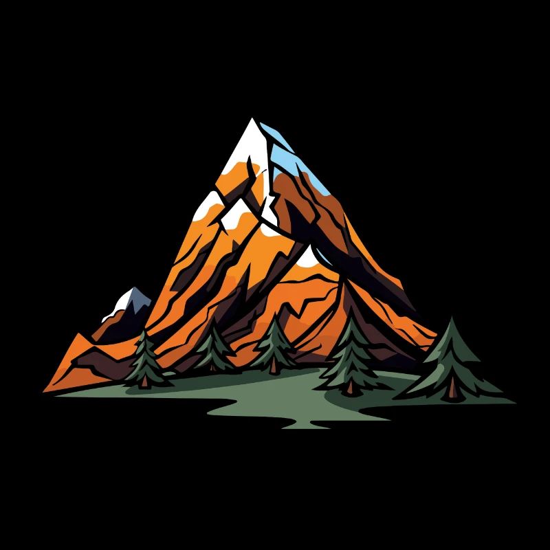 Mountains Landschaft Symbol