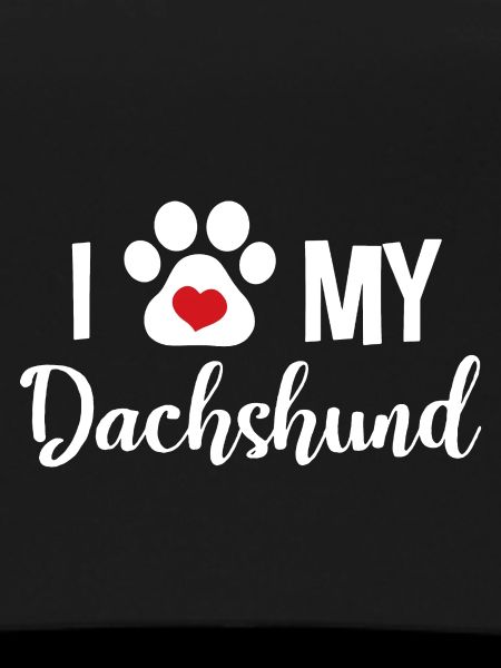 I Love My Dachshund