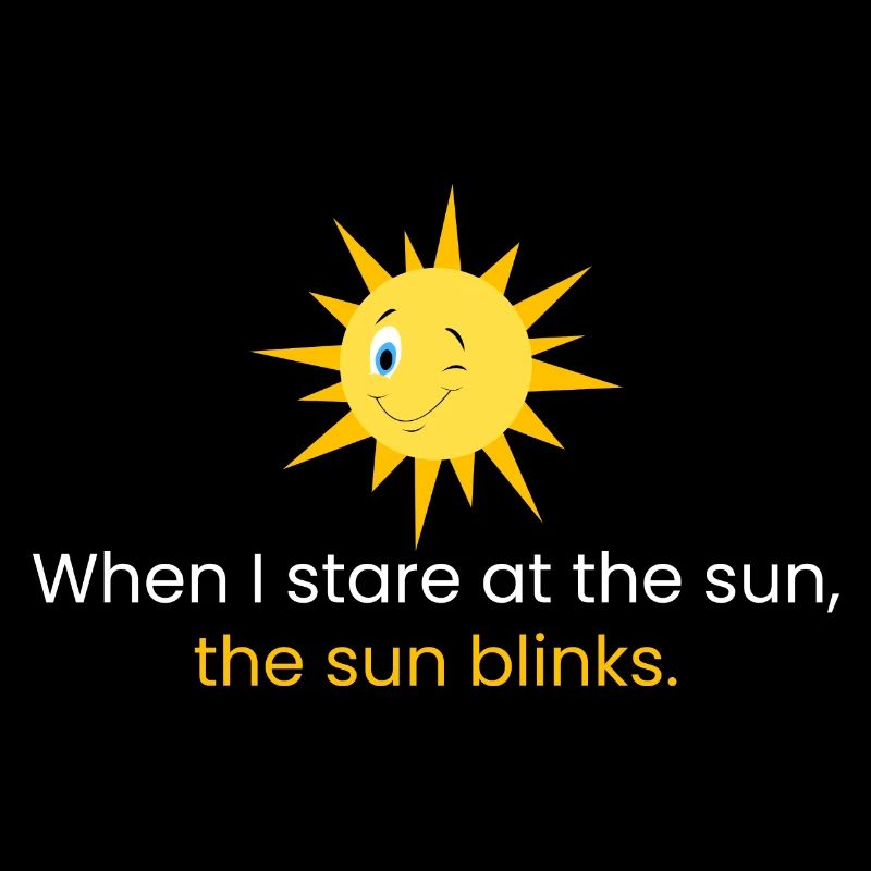Quand je regarde le soleil