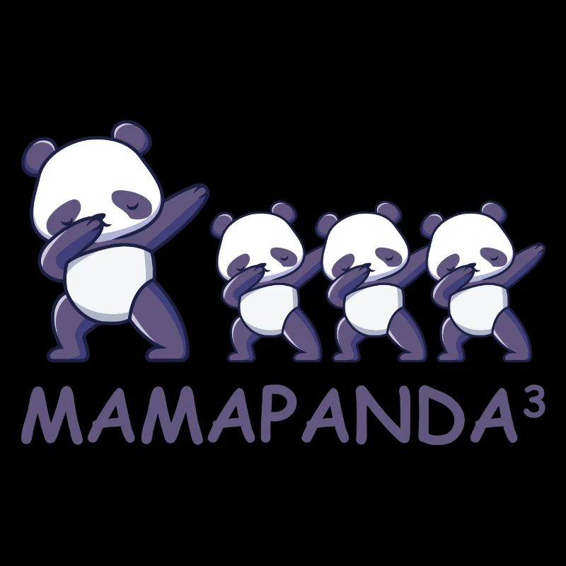 Schwanger werdene Mutter Drillinge Panda