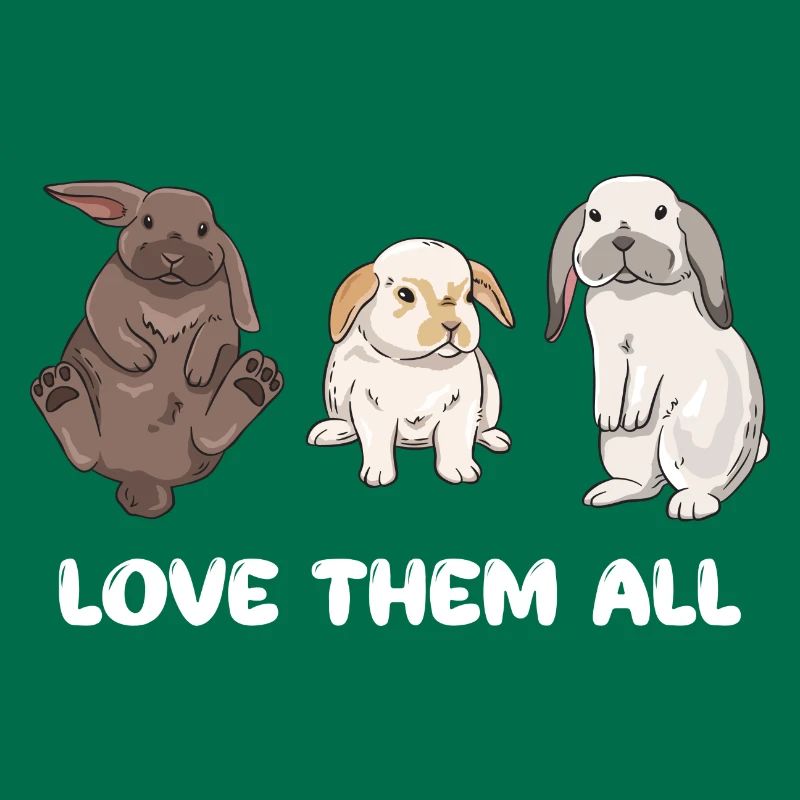 Conception de lapin mignon pour les propriétaires de lapins