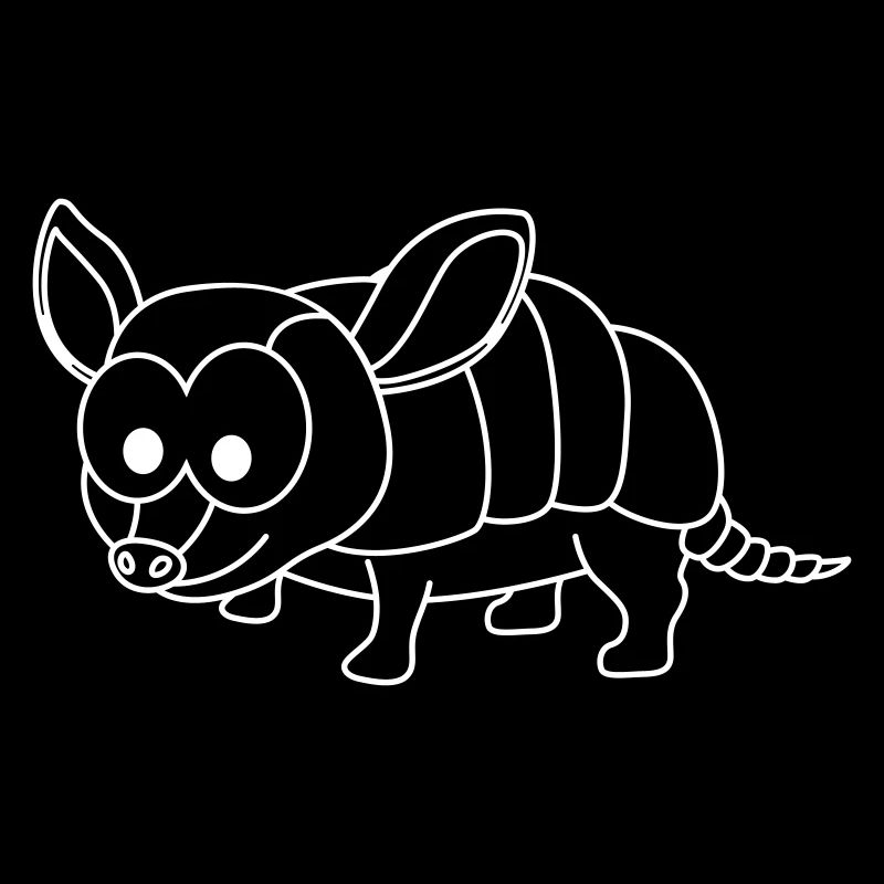 Armadillo Comic Animal
