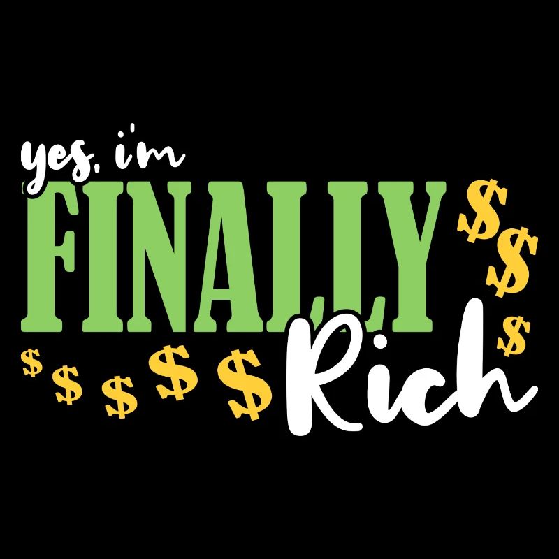 Ja, ich bin endlich reich
