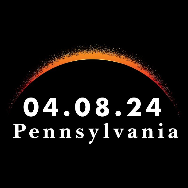Total Solar Eclipse Path of Totality Pennsylvania
