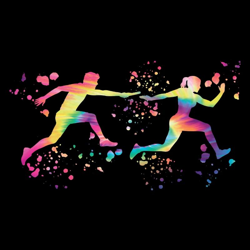 Coureur de relais, Course de relais, Course de relais, Course de relais