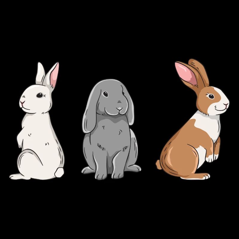 Cute rabbit design for bunny owners