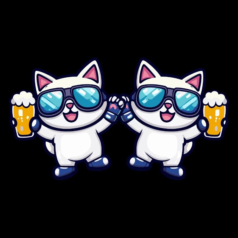 Cat Ski Team Beer