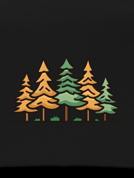 Forest, Landscape, Trees