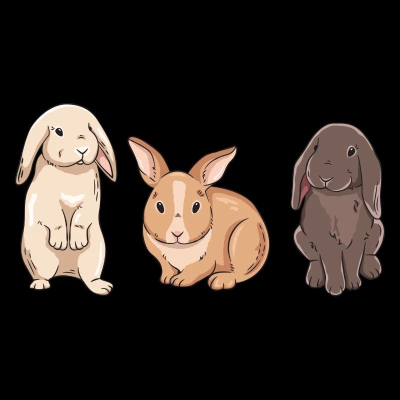 Conception de lapin mignon pour les propriétaires de lapins
