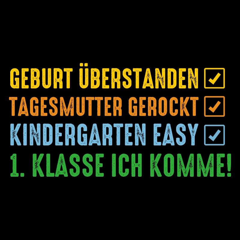 Erste Klasse Einschulung Erstklässler Schulkind