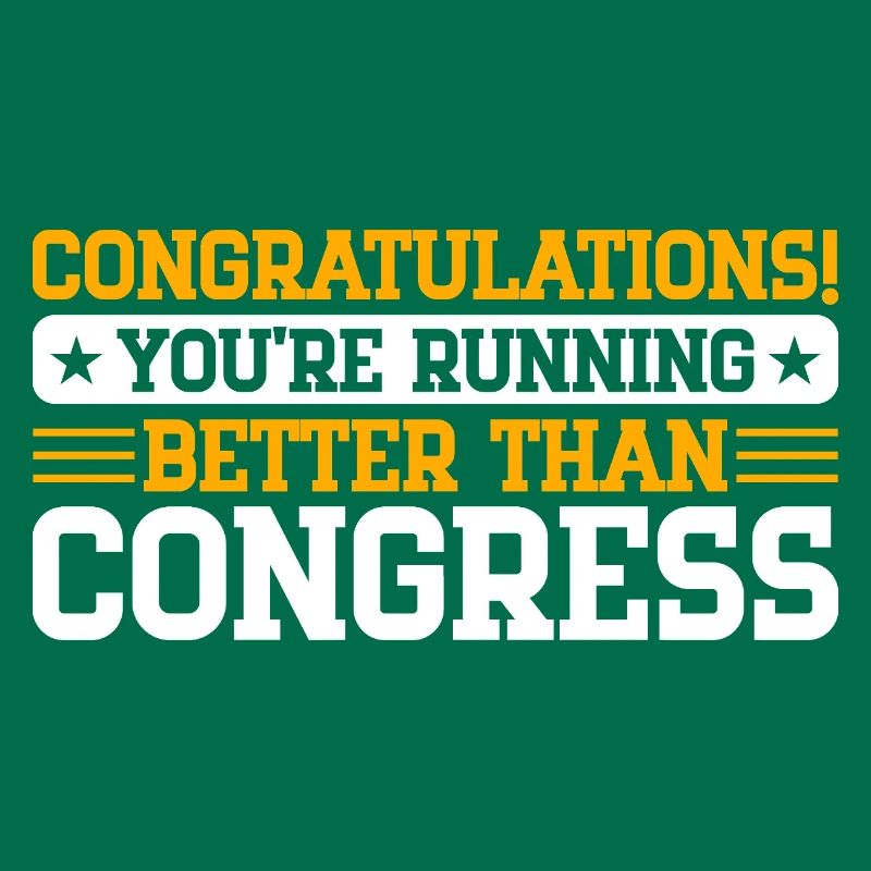 Running Congratulations Better Than Congress Gift